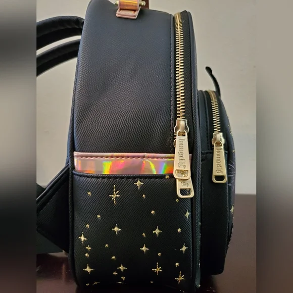 Walt Disney World 50th Anniv Loungefly Large Backpack & Minnie Mouse Stuff - Picture 7 of 16